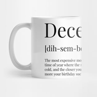 December Definition Mug